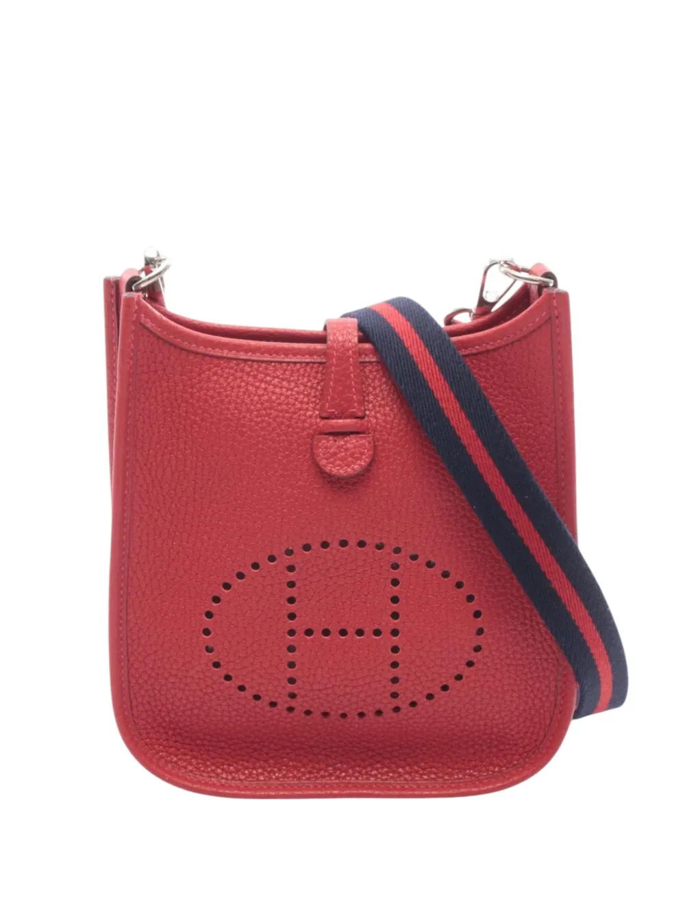 Hermès Pre-Owned 2015 Clemence Evelyne TPM crossbody bag - Rosso
