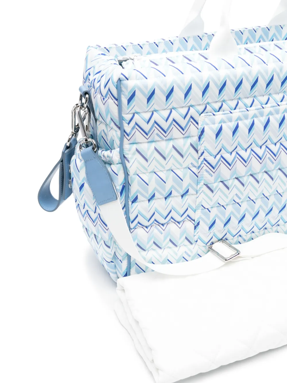  Missoni Kids Patterned Changing Bag - Blue 
