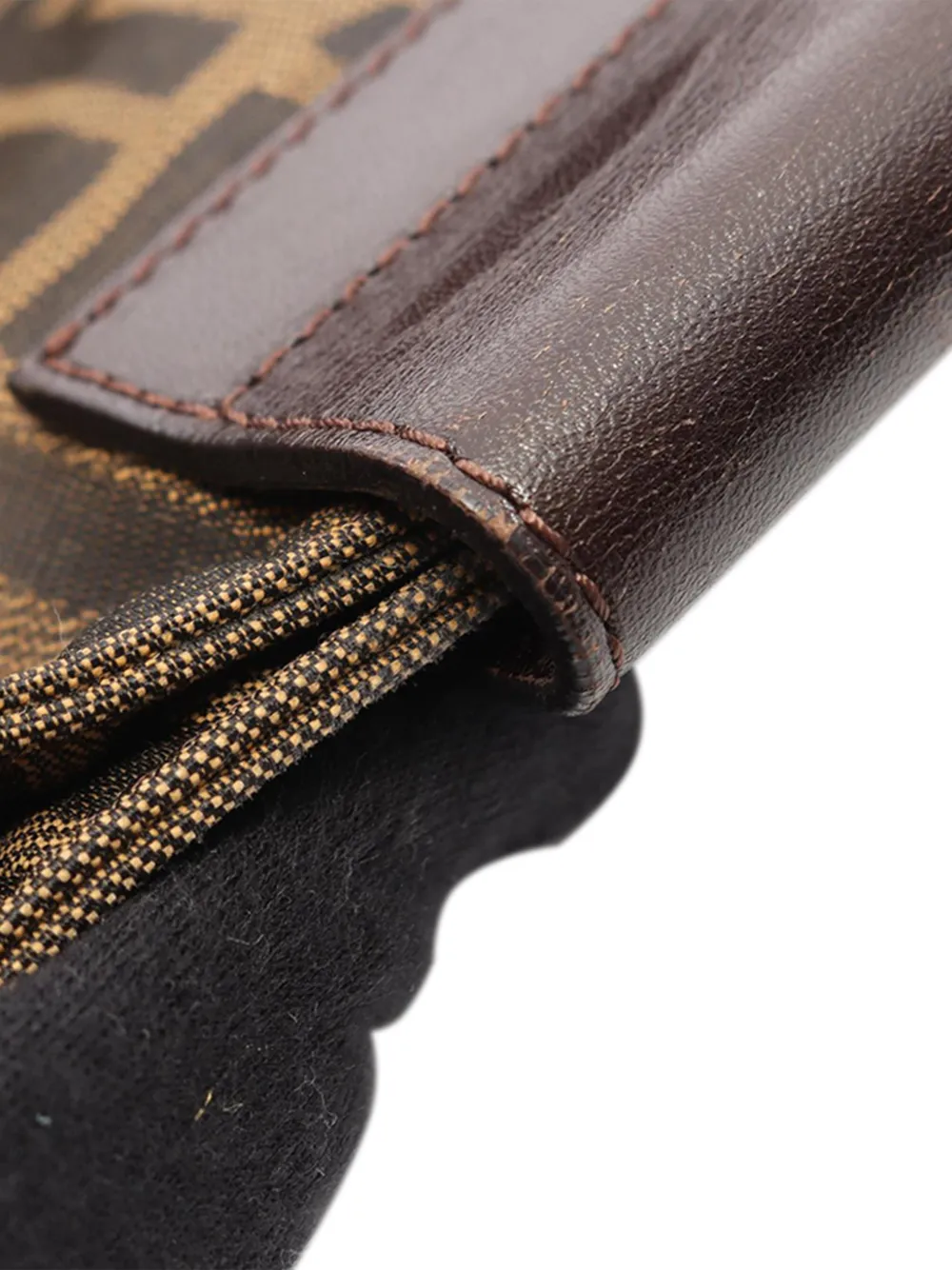 2000-2010 Canvas Zucca Shoulder Bag