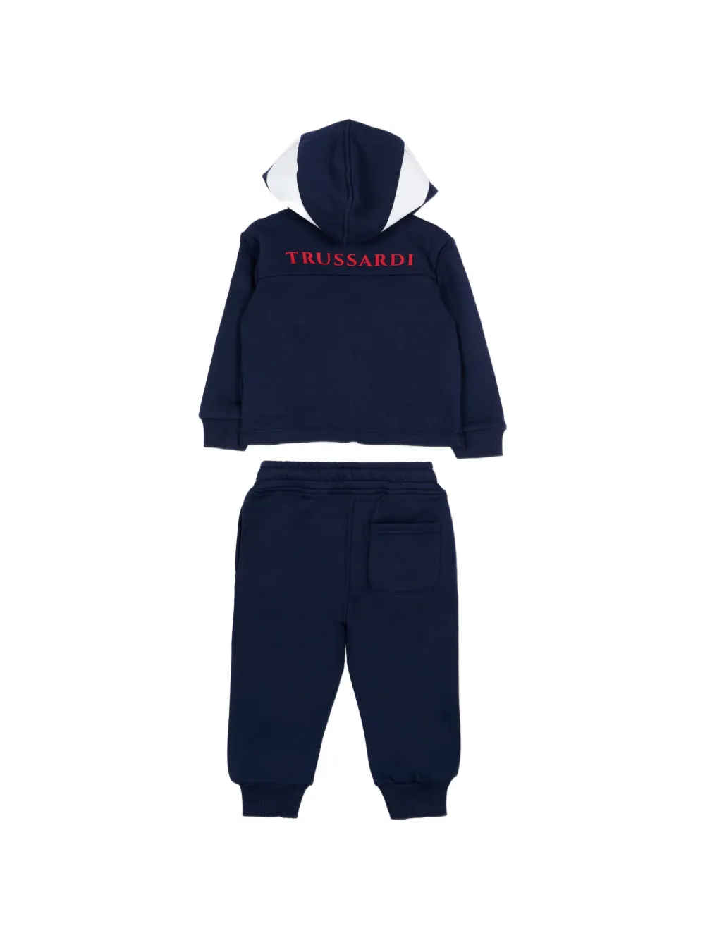  Trussardi Junior Hooded Zip Tracksuit - Blue 