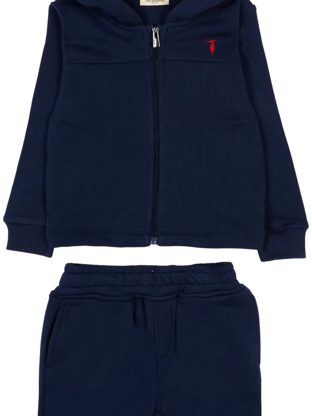  Trussardi Junior Hooded Zip Tracksuit - Blue 