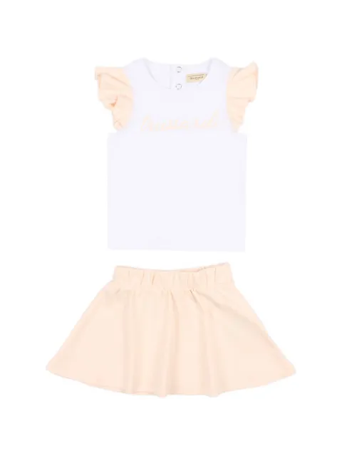 TRUSSARDI JUNIOR ruffled skirt set