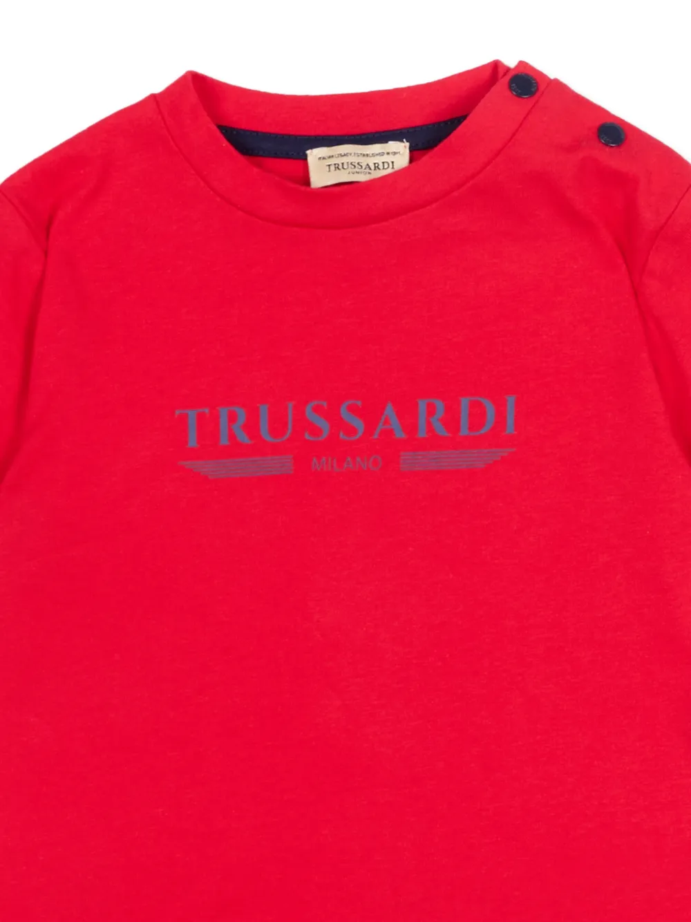  Trussardi Junior Short-sleeve Logo T-shirt - Red 