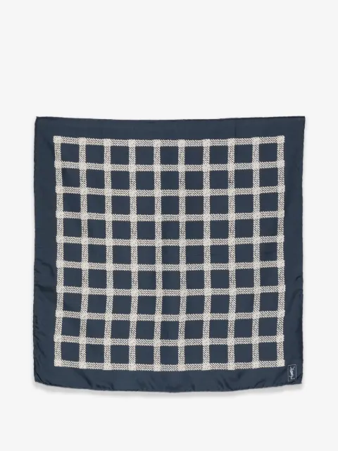 Saint Laurent Pre-Owned mascada estampada 1990