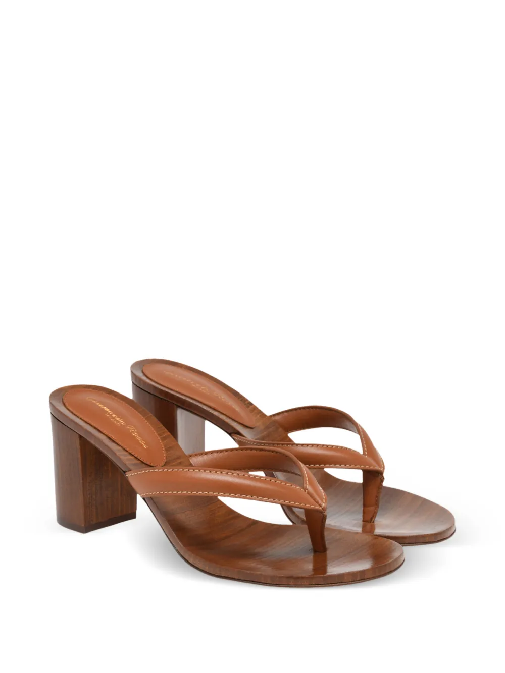 Gianvito Rossi Sandalen met bandje Bruin