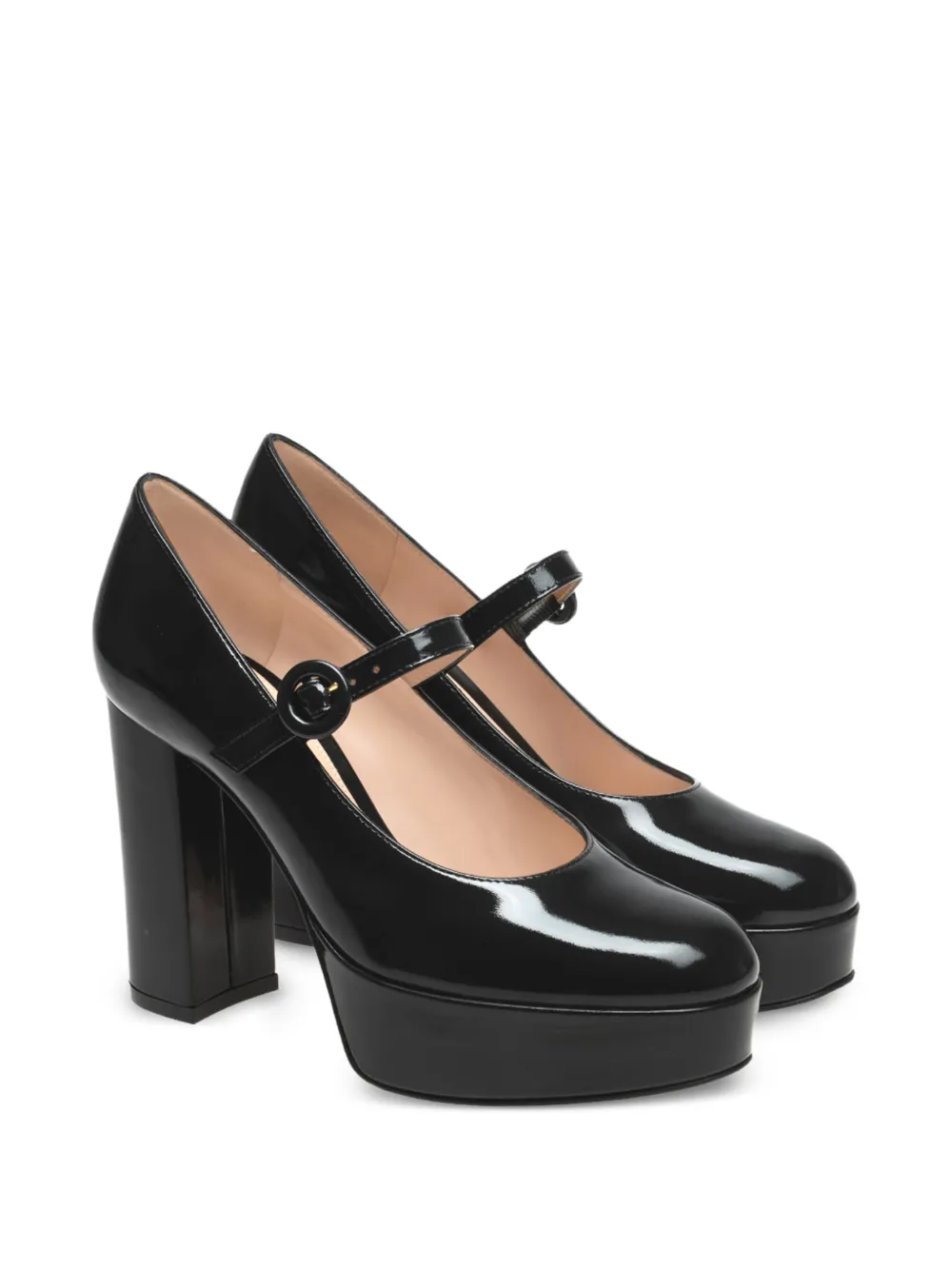 Gianvito Rossi Pumps met gespbandje Zwart