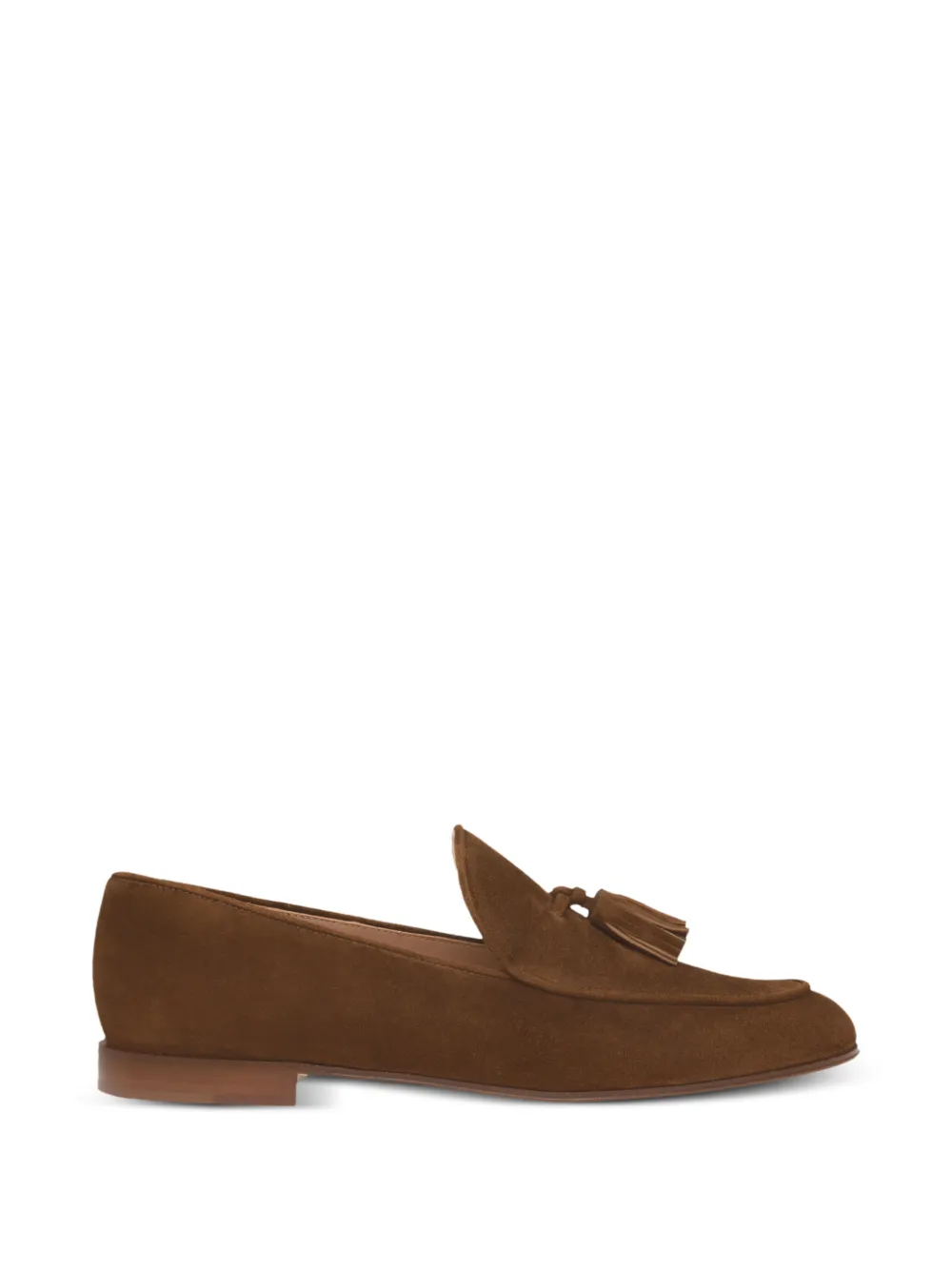 Gianvito Rossi tassel-detail loafers - Brown