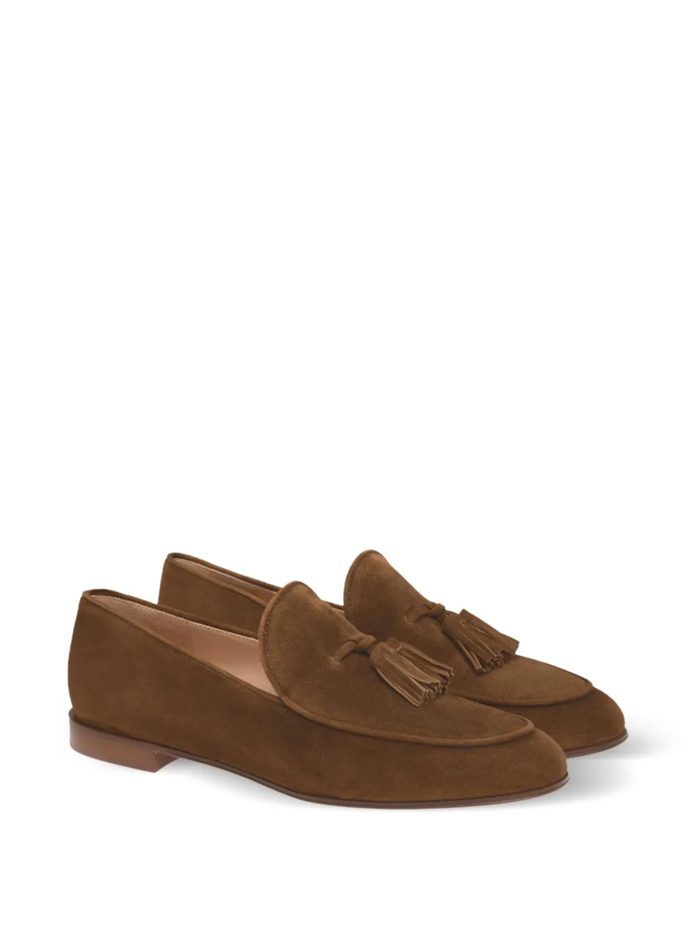 Gianvito Rossi Loafers met kwastjes Bruin