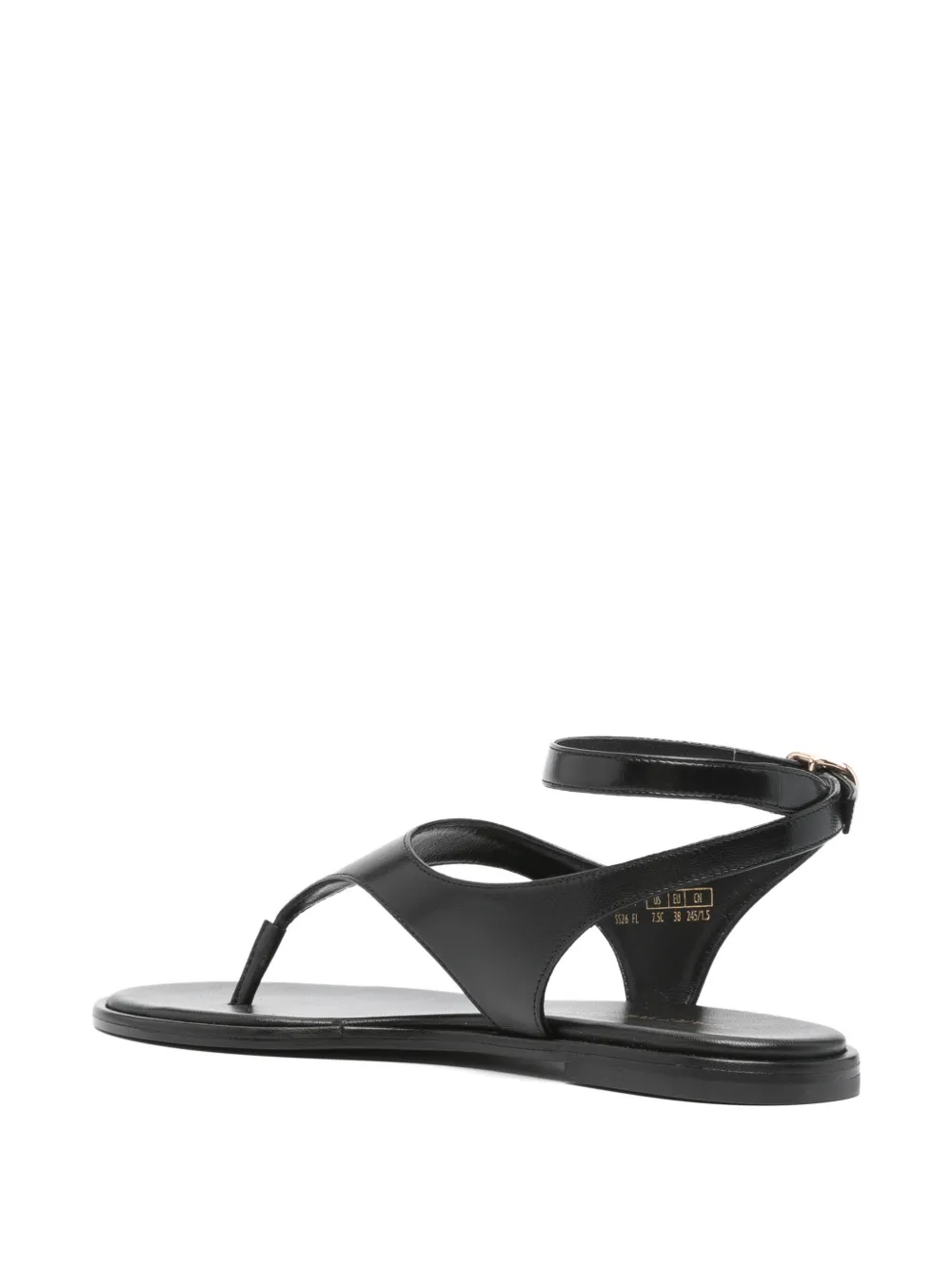 Stuart Weitzman Marley flat sandals Zwart
