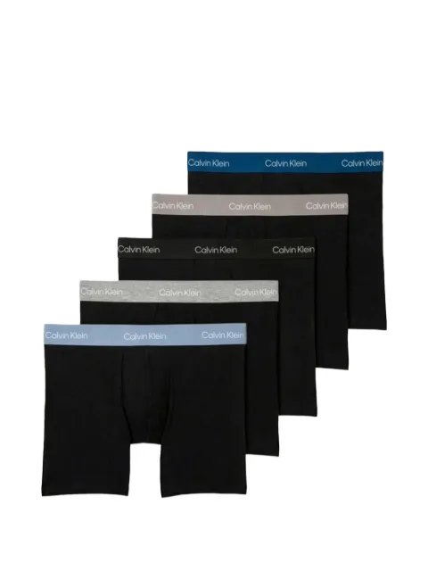 Calvin Klein logo-waistband boxers (set of five)
