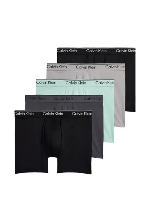 Calvin Klein logo-waistband boxers (set of five)