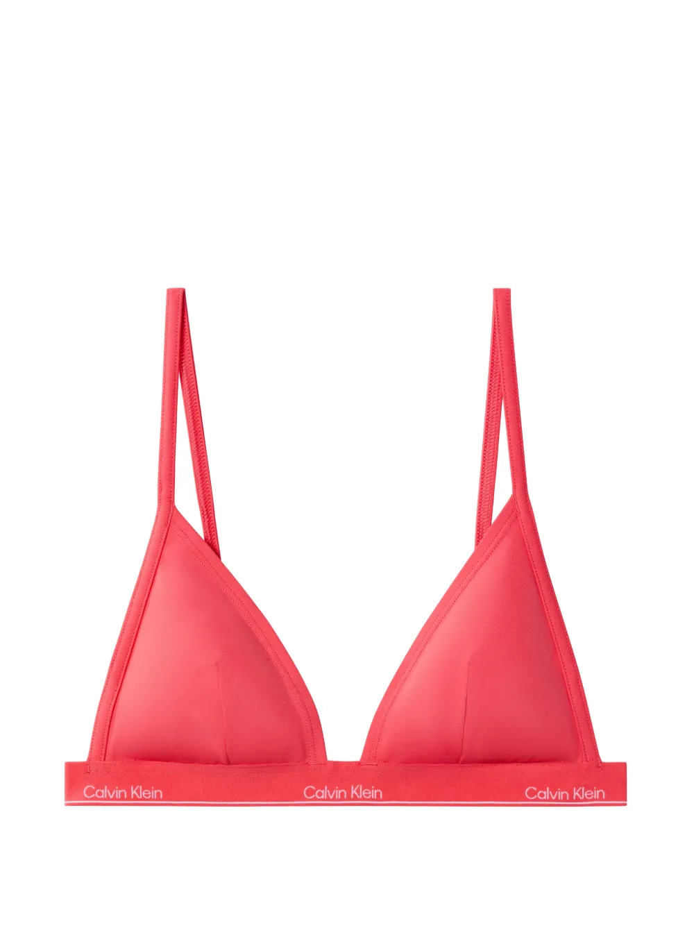 Calvin Klein CK Icon triangle bikini top - Rot