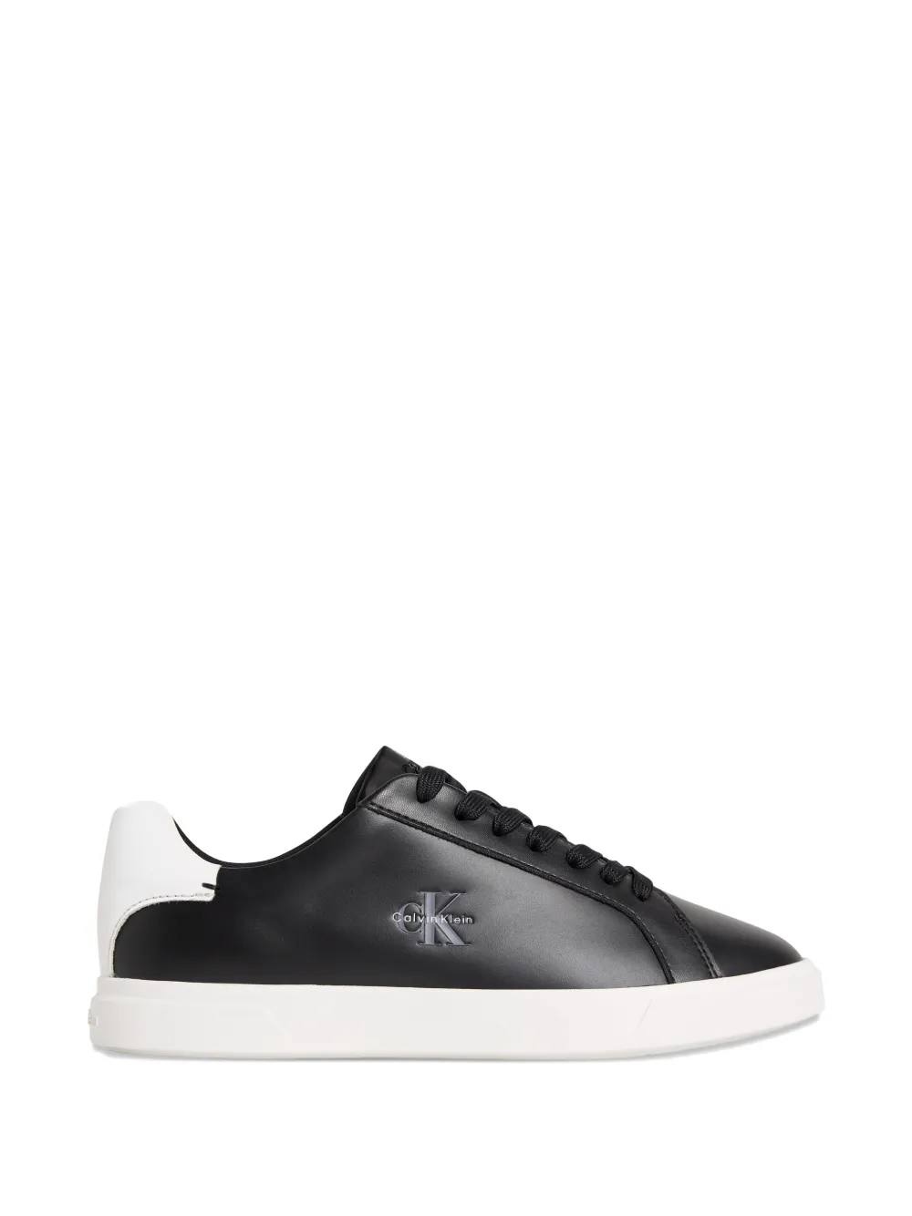 Calvin Klein logo-plaque lace-up sneakers - Nero