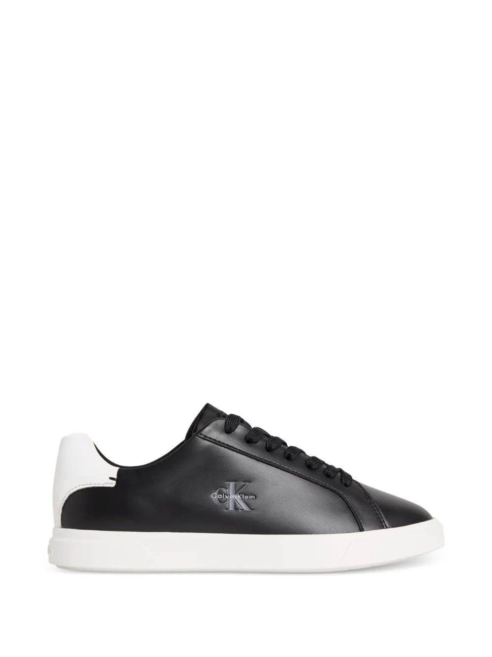 Calvin Klein logo-plaque lace-up sneakers - Nero
