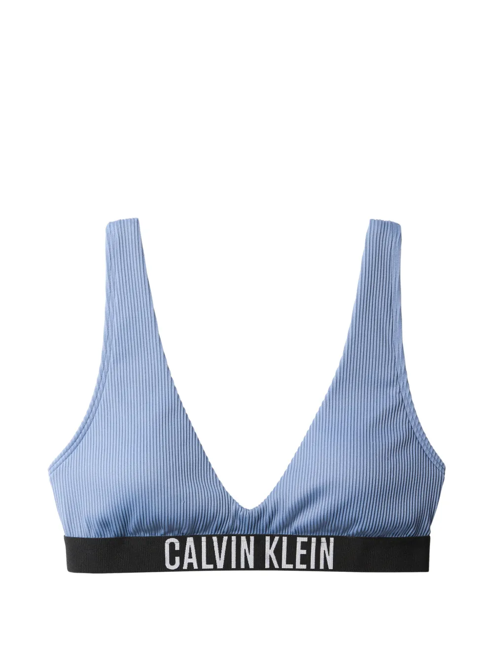 Calvin Klein Intense Power ribbed bikini top - Blau