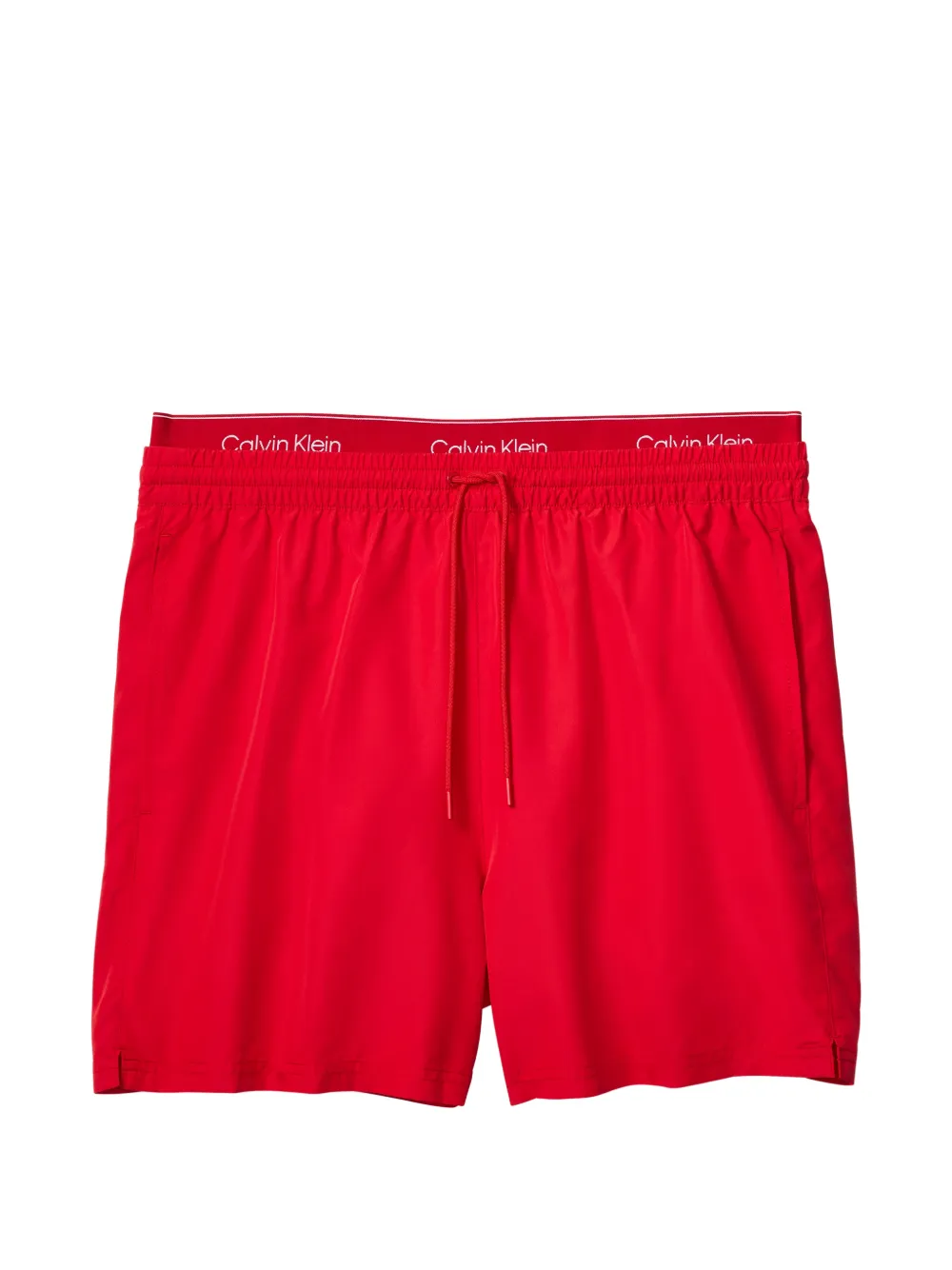 Calvin Klein drawstring swim shorts - Rosso