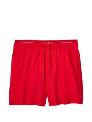 DSQUARED2 Icon-print Drawstring Swim Shorts | Red | FARFETCH