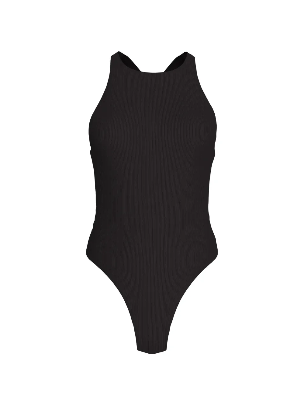 Calvin Klein Intense Power ribbed swimsuit - Nero