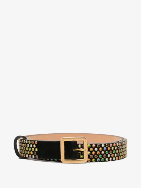 Roberto Cavalli strass leather belt