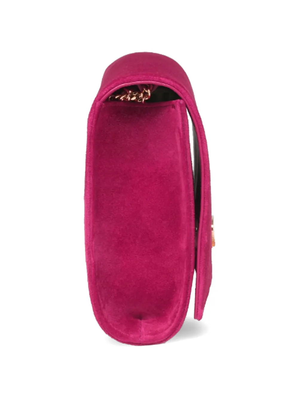 Gianvito Rossi Clutch met logodetail Roze
