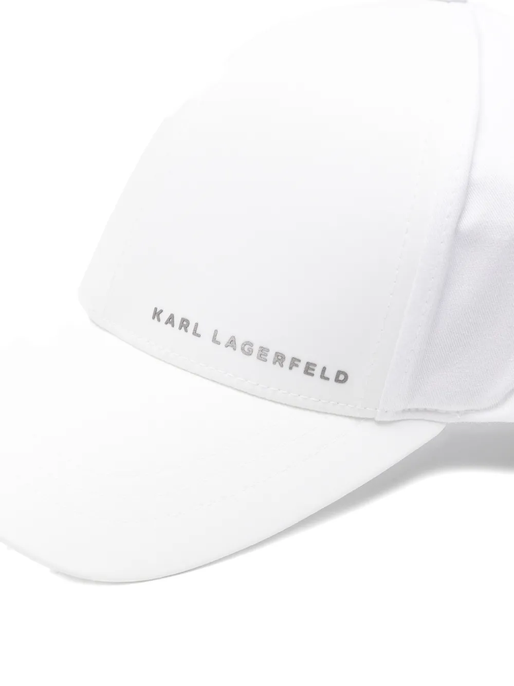 Karl Lagerfeld Logo Cap - White 