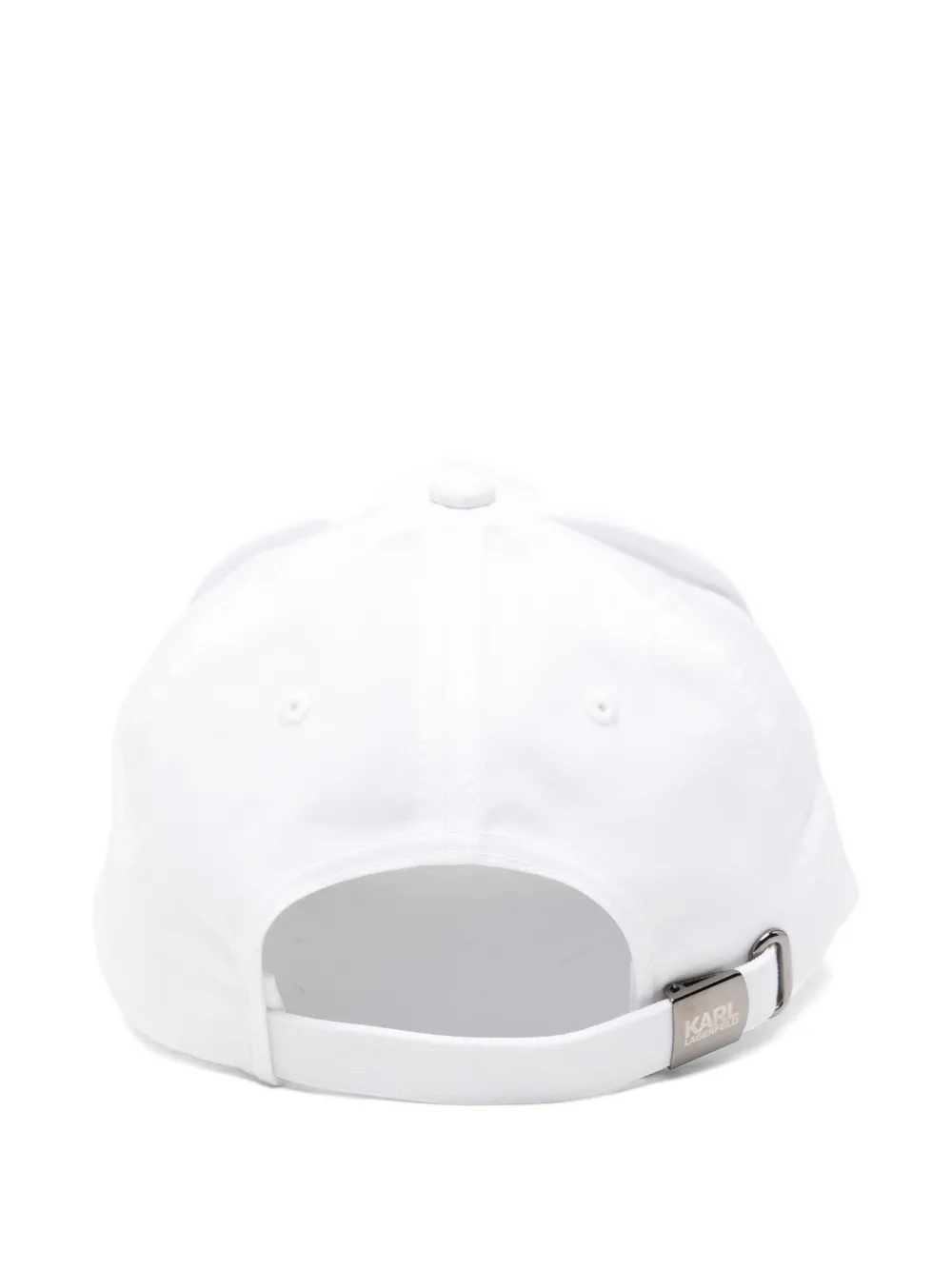  Karl Lagerfeld Logo Cap - White 