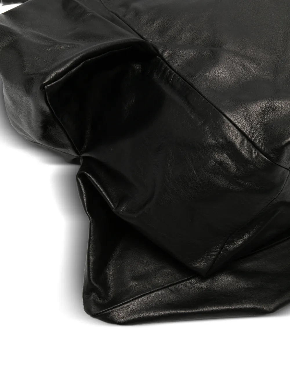 Discord Yohji Yamamoto Leather Shoulder Bag | Black | FARFETCH