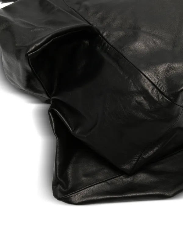 Discord Yohji Yamamoto Leather Shoulder Bag | Black | FARFETCH