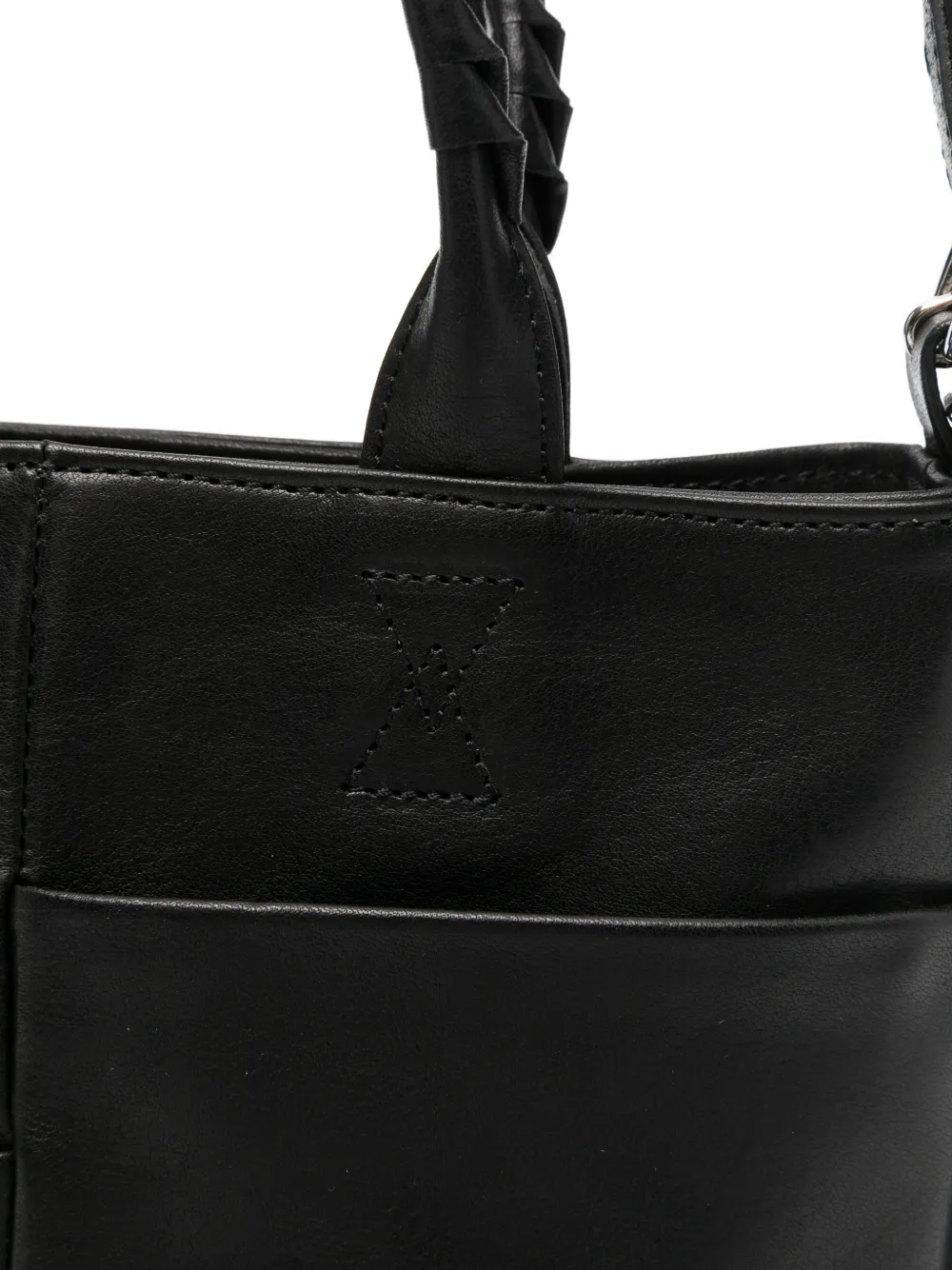Cornelian Taurus By Daisuke Iwanaga Shopper met gevlochten handvat Zwart