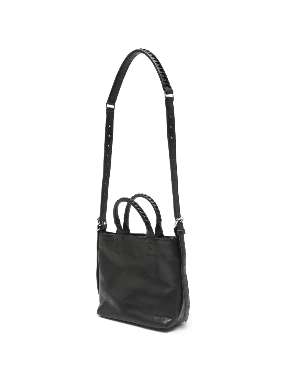 Cornelian Taurus By Daisuke Iwanaga Shopper met gevlochten handvat Zwart