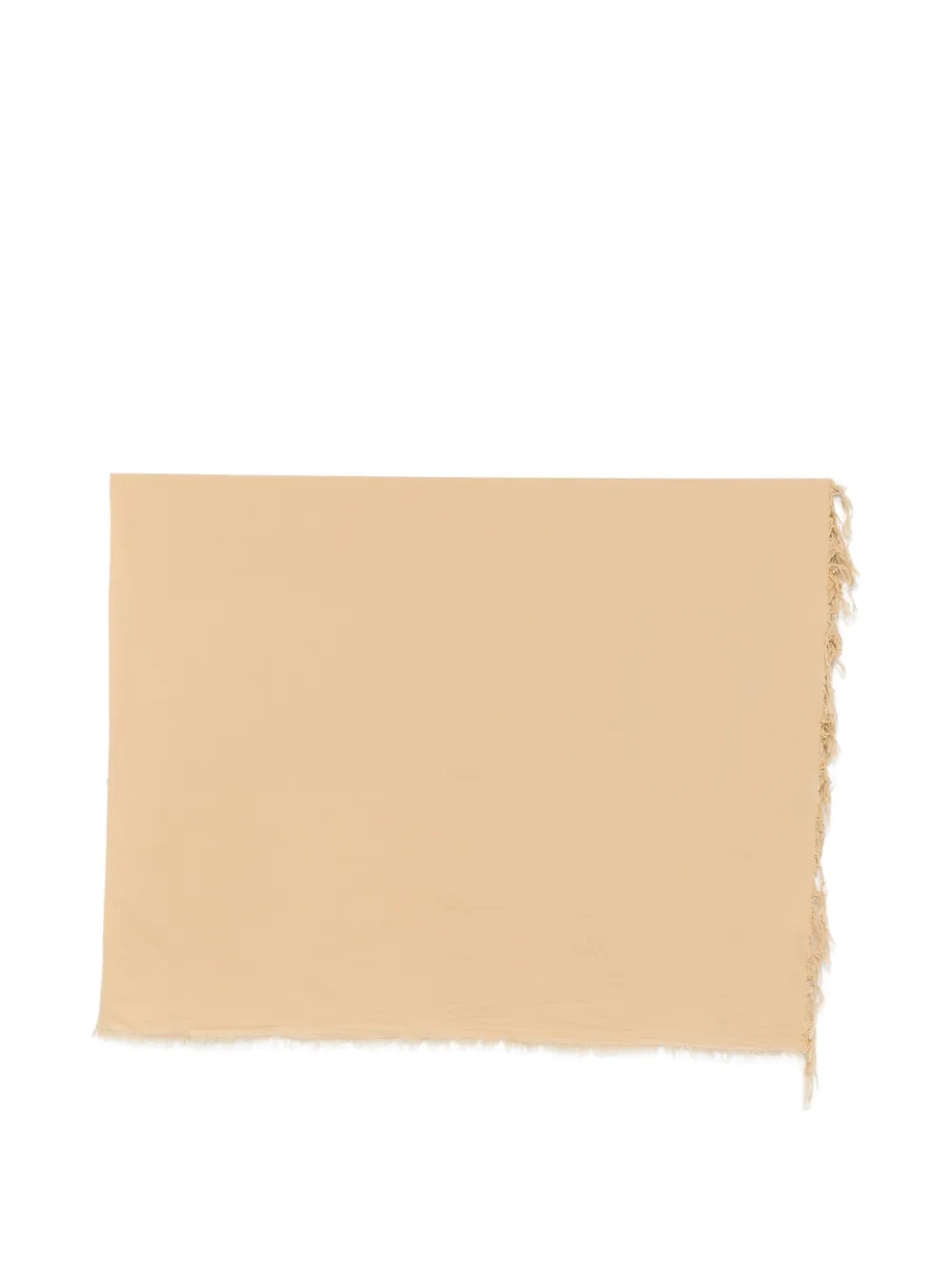 The Row Parla frayed scarf - Nude