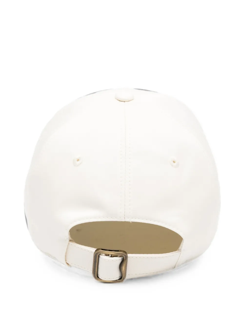 Burberry Knight Tropical gabardine honkbalpet Wit