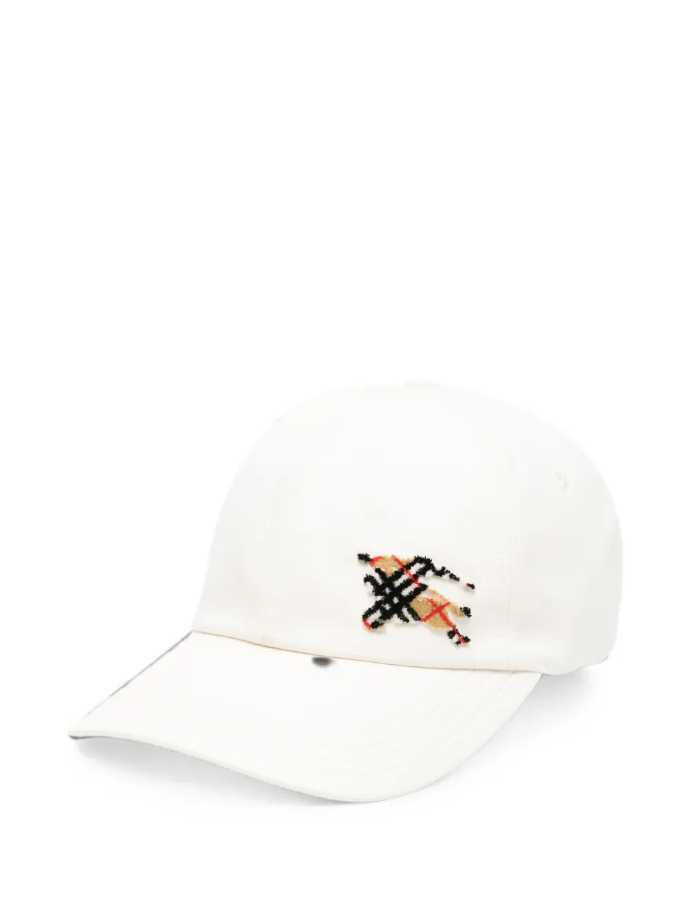Burberry logo-detail baseball cap - Bianco
