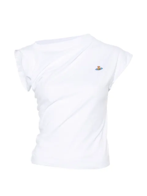 Vivienne Westwood top drapeado con motivo Orb