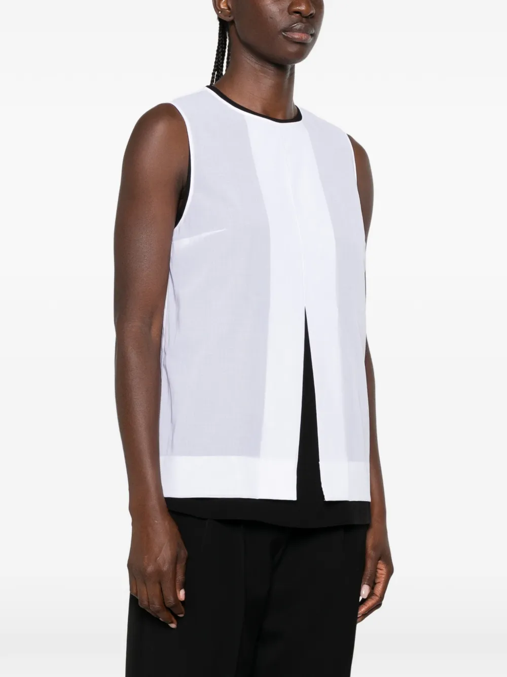The Row Enzel mouwloze top Wit