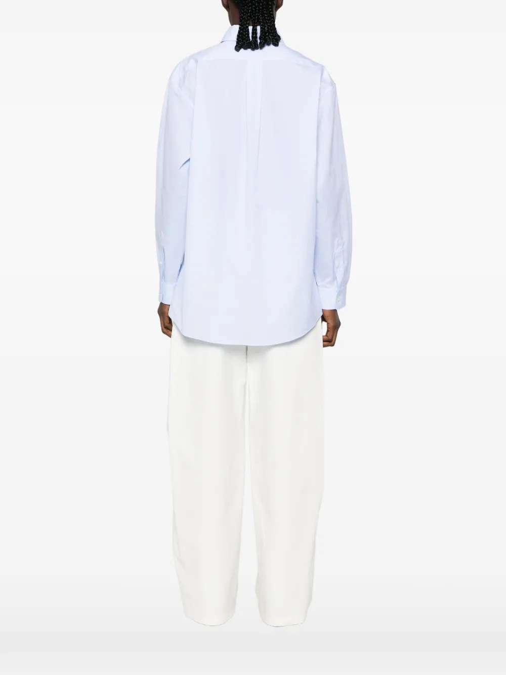 The Row Elva blouse Blauw