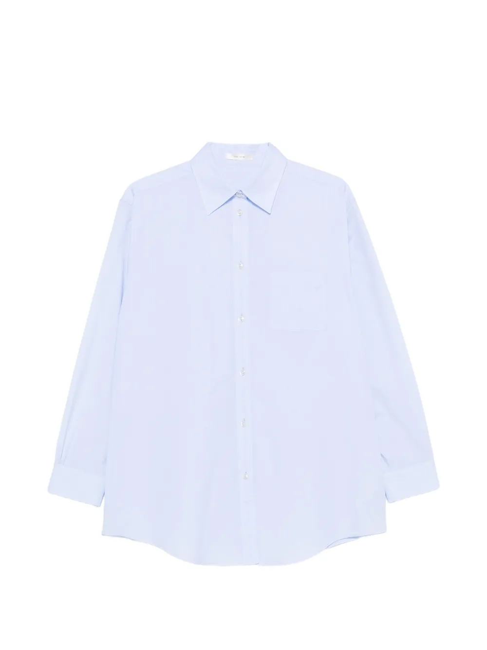 The Row Elva cotton shirt - Blau