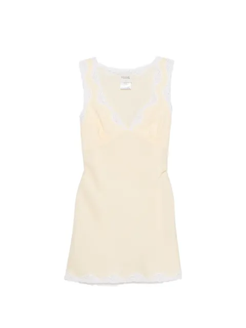 Posse robe courte Tabitha bordée de dentelle