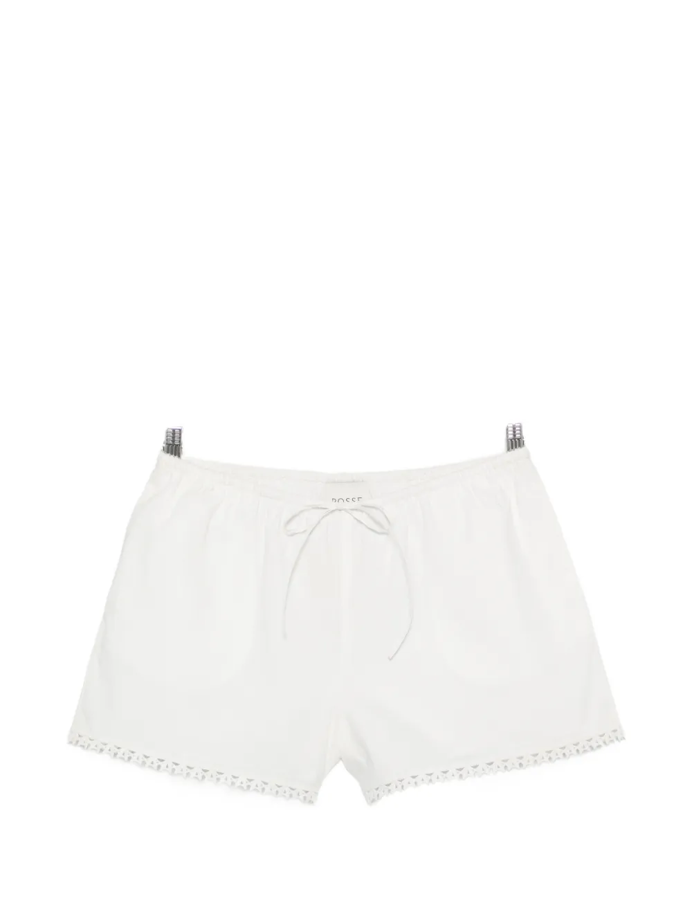 Posse Veda lace-trim shorts - Bianco