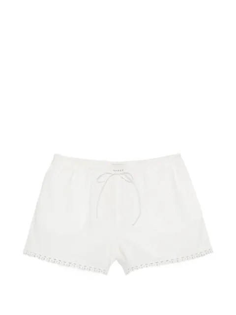 Posse Veda lace-trim shorts