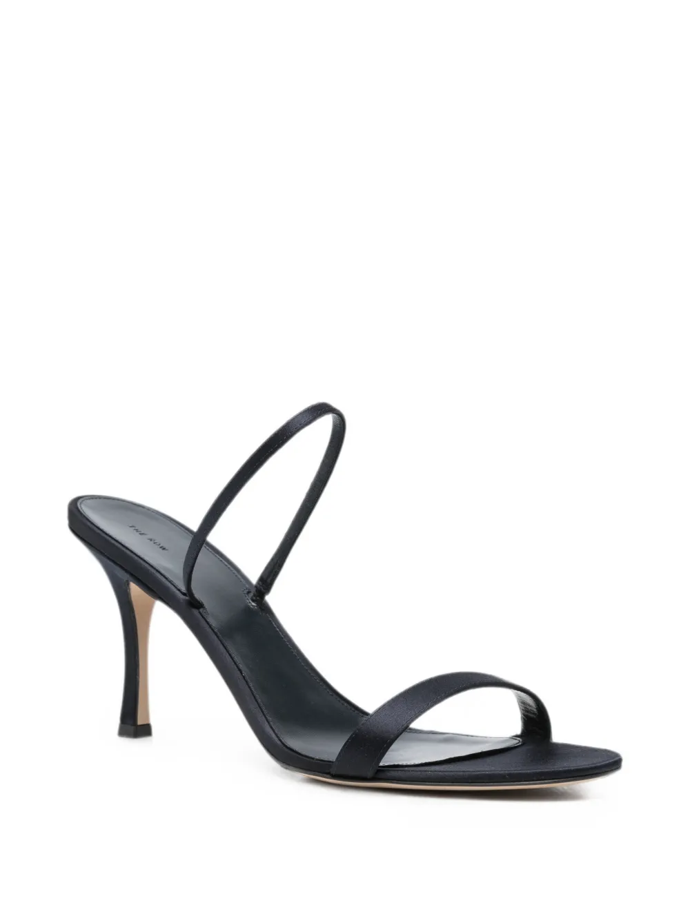 The Row Ella satin slingback sandals Blauw