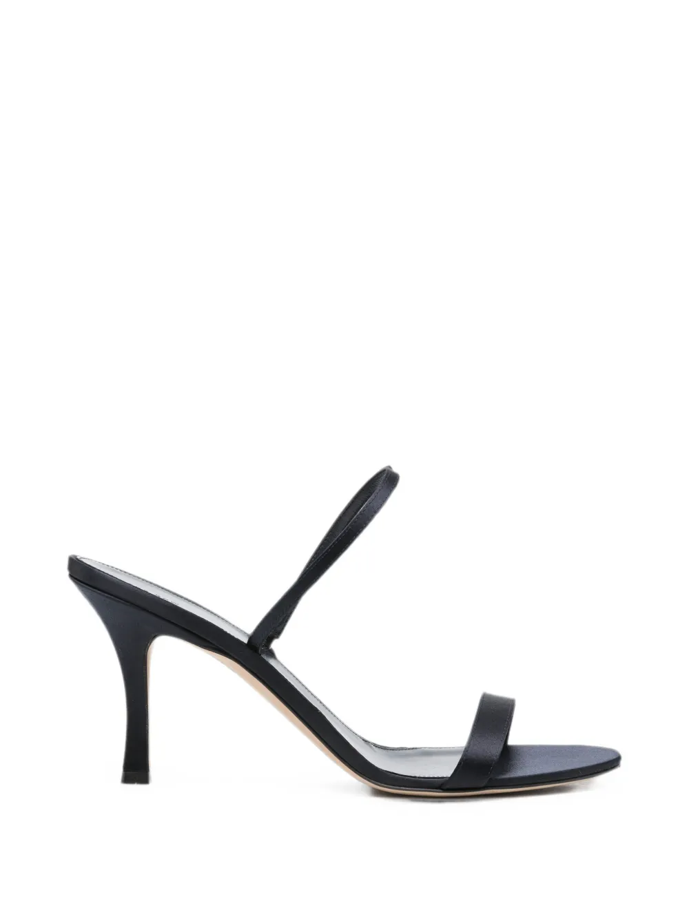 The Row Ella satin slingback sandals Blauw