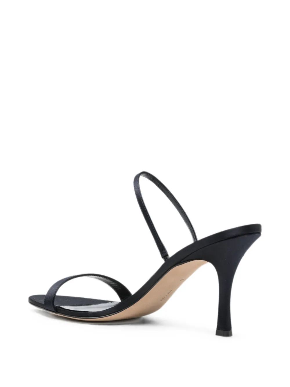 The Row Ella satin slingback sandals Blauw