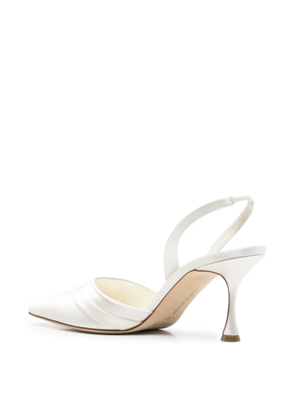 Manolo Blahnik crystal-embellished Slingback Pumps | ホワイト