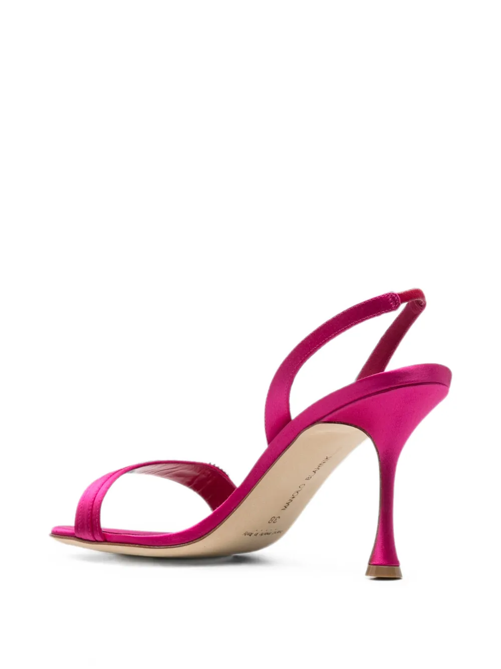 Manolo Blahnik Sandalen verfraaid met kristallen Roze