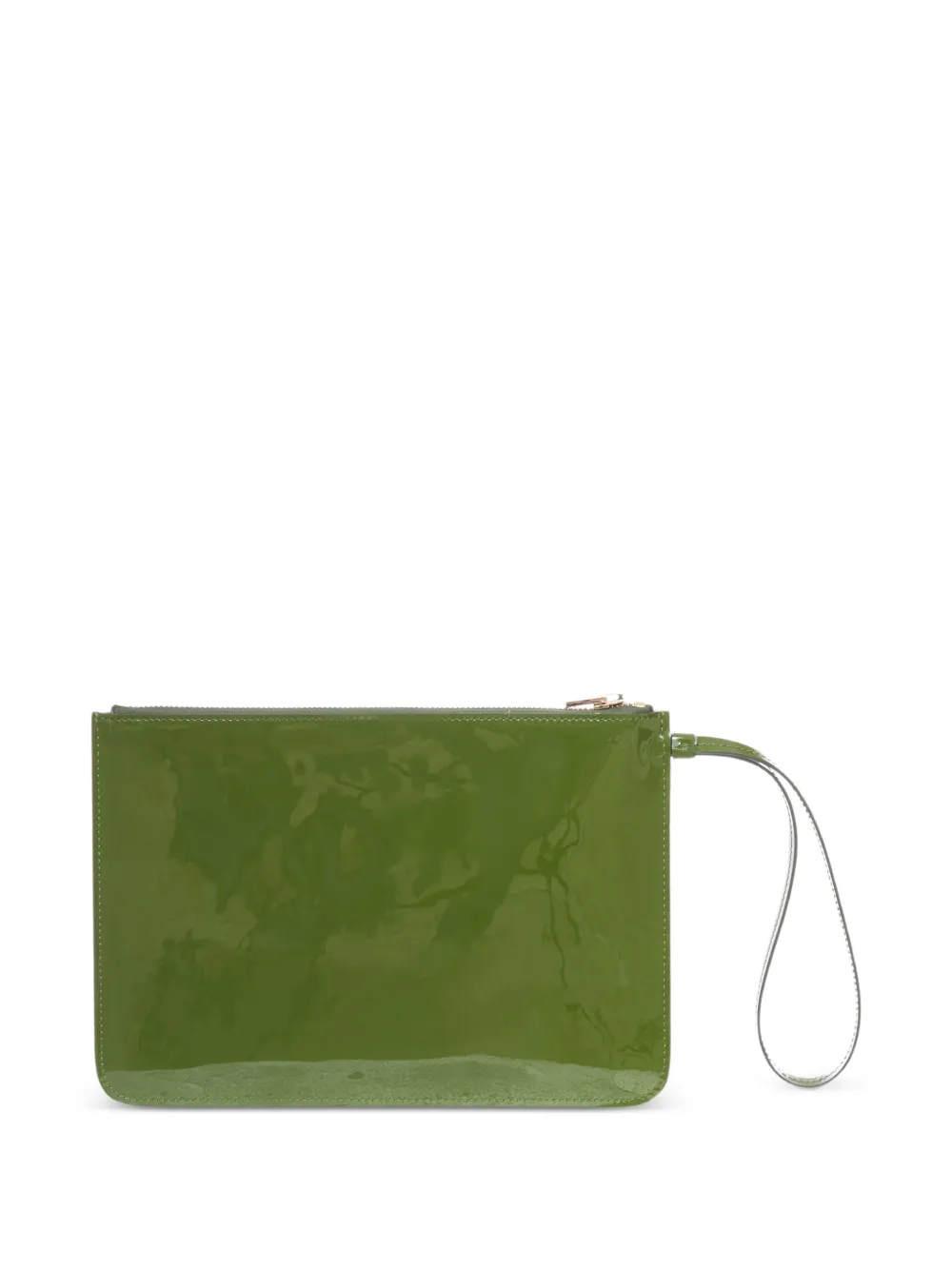 TOM FORD Leren clutch Groen