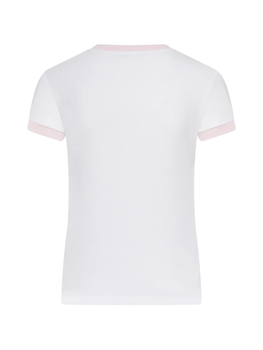 GANNI T-shirt met grafische print Wit
