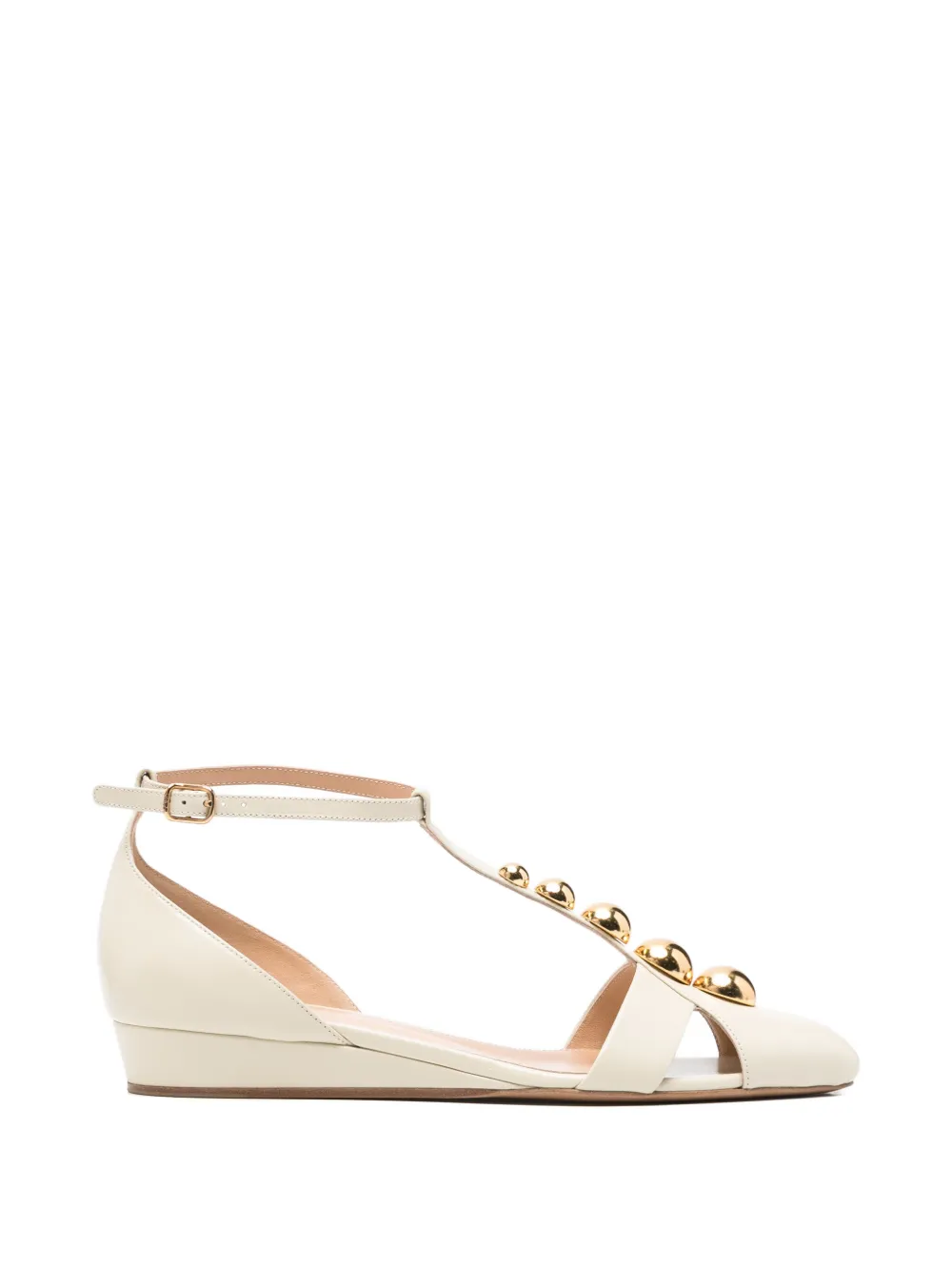 Chloé Cleia T-bar sandals Beige
