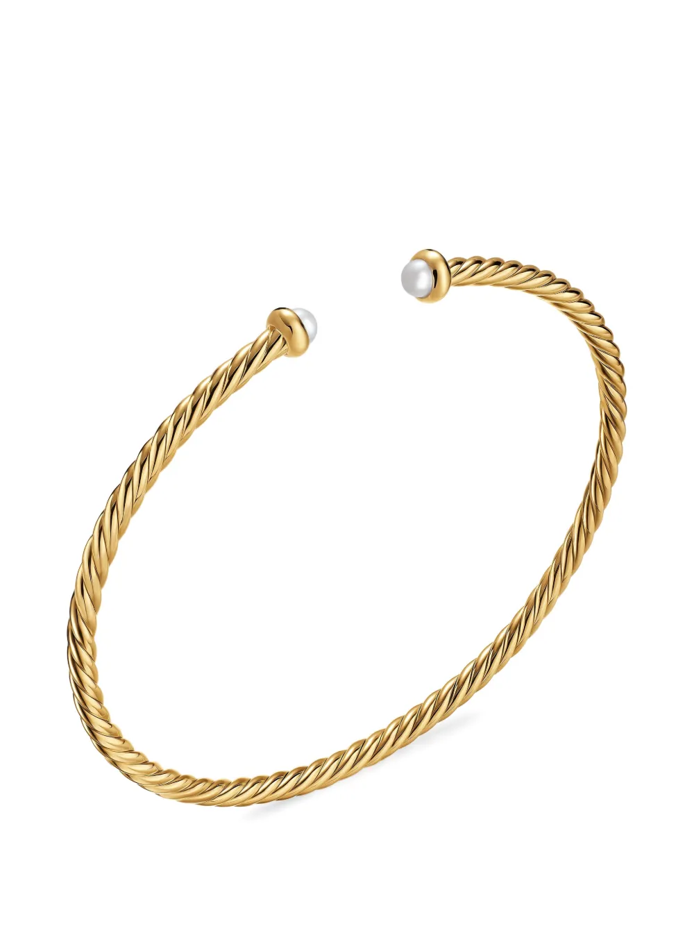  David Yurman Micro Cablespira® Flex Bracelet - Gold 