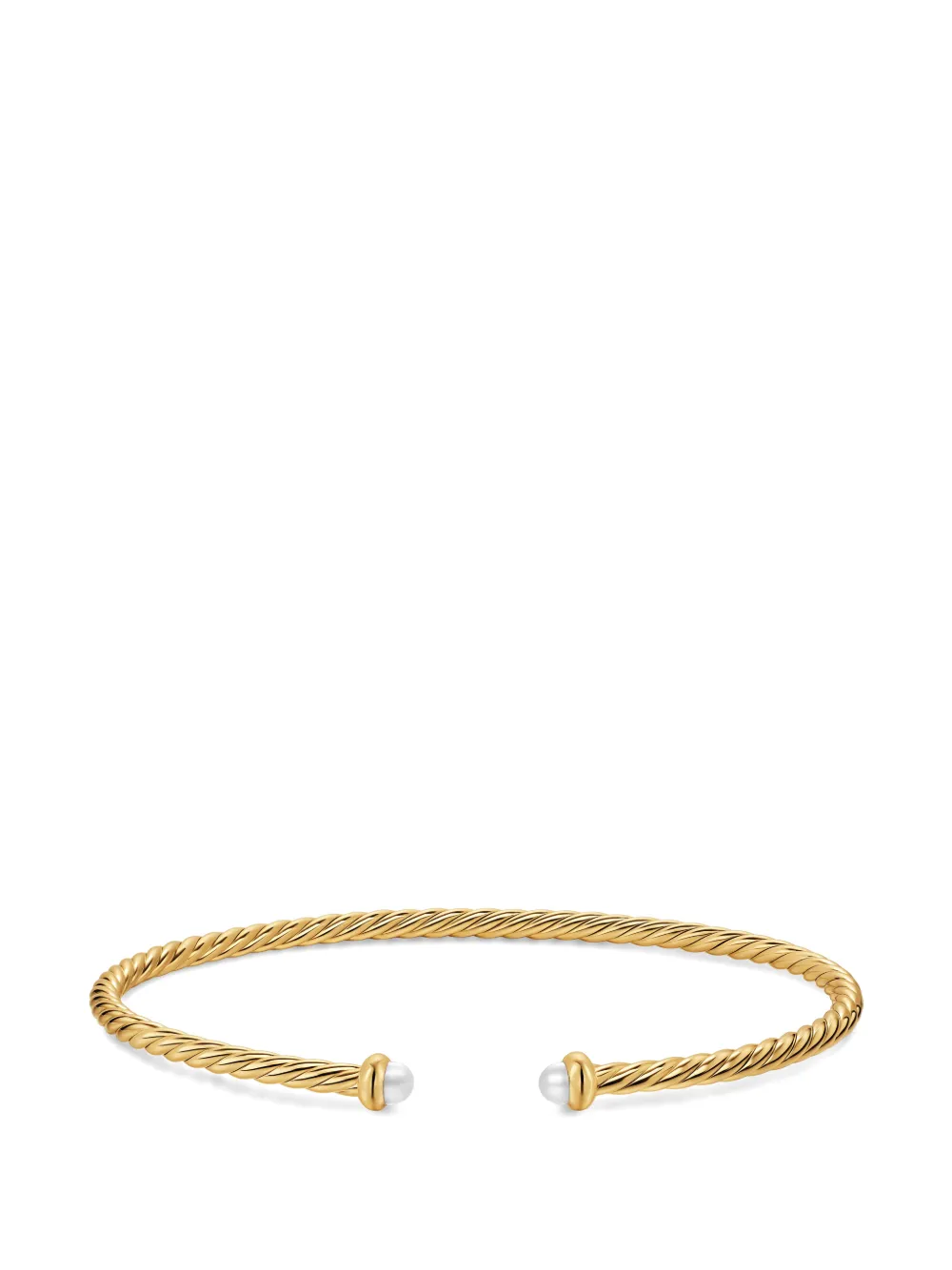  David Yurman Micro Cablespira® Flex Bracelet - Gold 